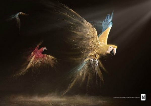 Strong And effective advertising By WWF
