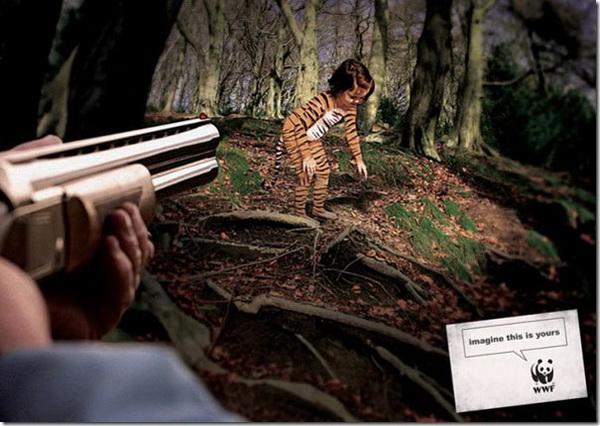Strong And effective advertising By WWF