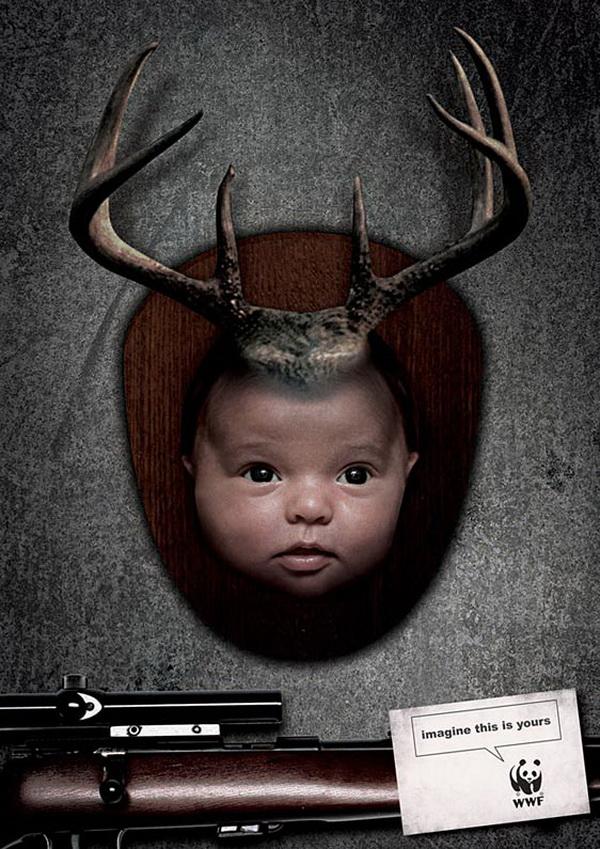 Strong And effective advertising By WWF