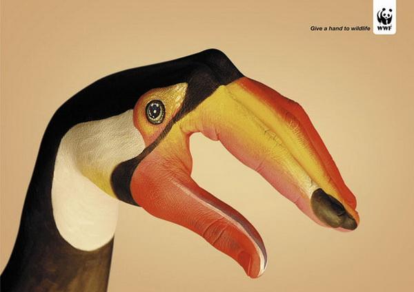 Strong And effective advertising By WWF