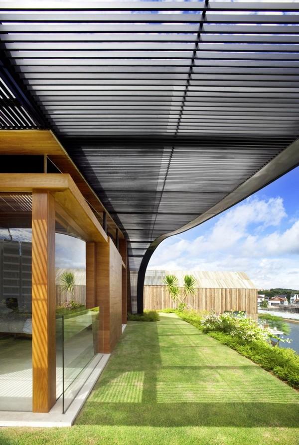 Inspiring Home with One Garden per Level