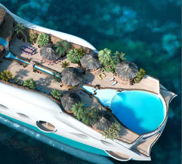 Luxury Tropical Island Yacht