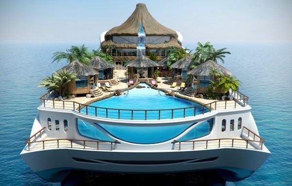 Luxury Tropical Island Yacht