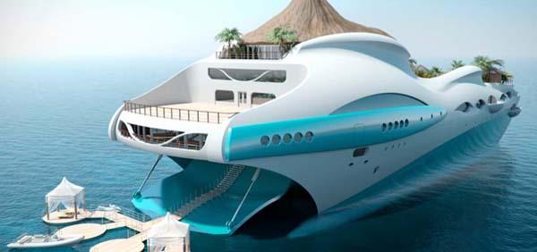 Luxury Tropical Island Yacht
