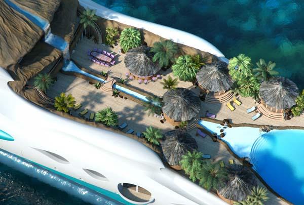 Luxury Tropical Island Yacht