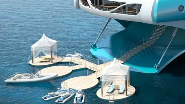 Luxury Tropical Island Yacht