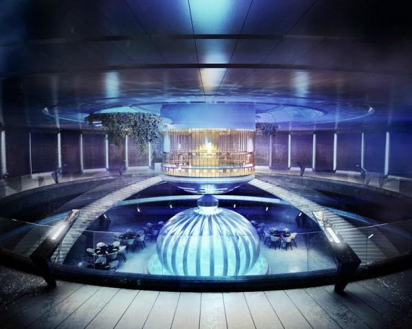Water Discus Underwater Hotel