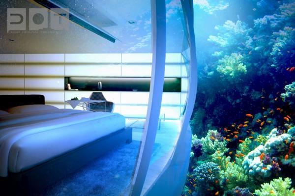 Water Discus Underwater Hotel