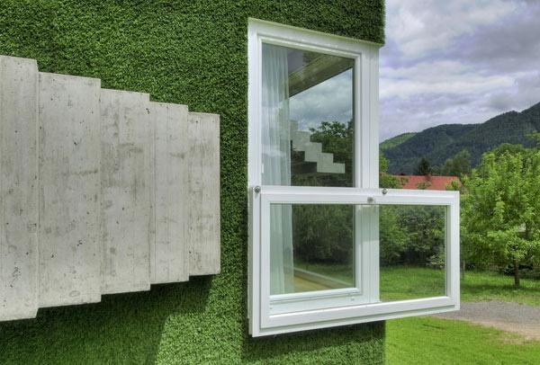Grass-Covered Green Residence in Austria