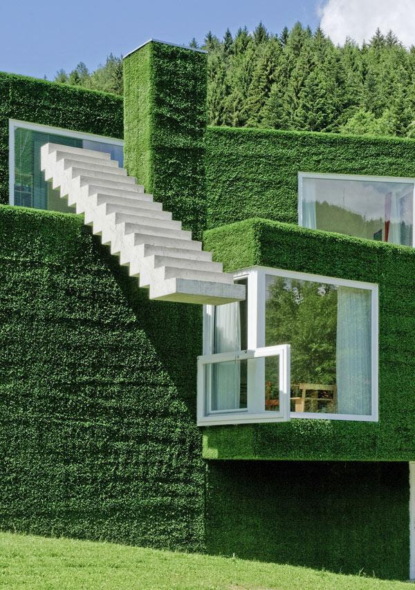 Grass-Covered Green Residence in Austria