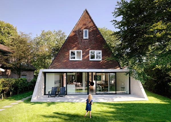 Triangular Brick House