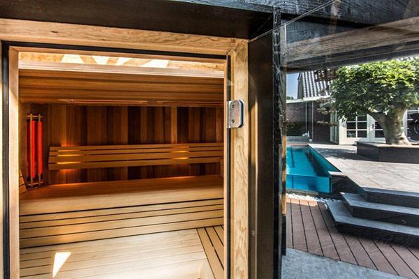 Aquatic Backyard of a Coastal Villa