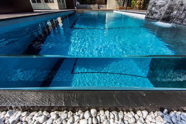 Aquatic Backyard of a Coastal Villa