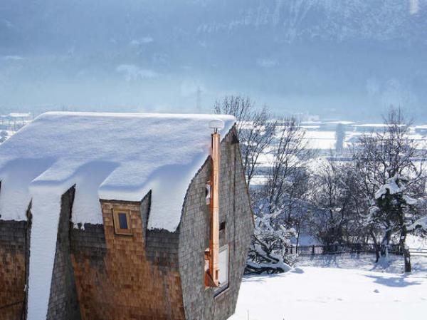 Tiny Wooden House On Stilts