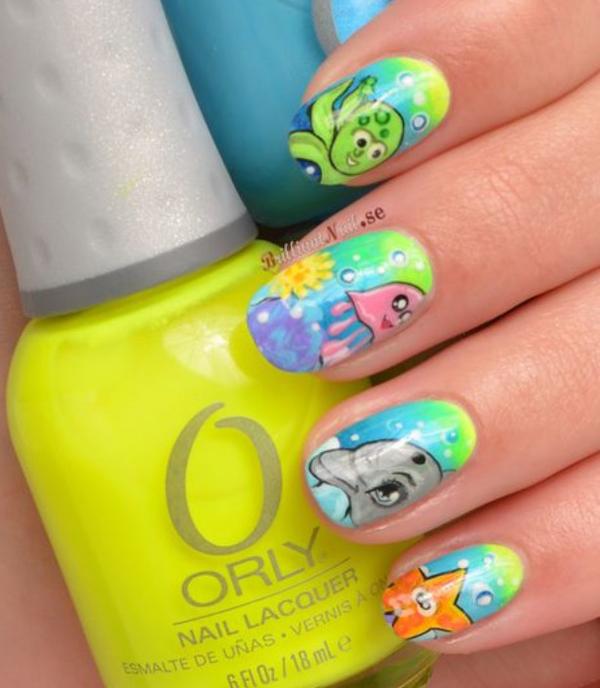 50 Mind Blowing Designs of Nail Art