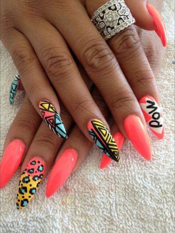 45+ Fearless Stiletto Nails