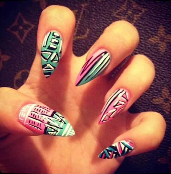 45+ Fearless Stiletto Nails