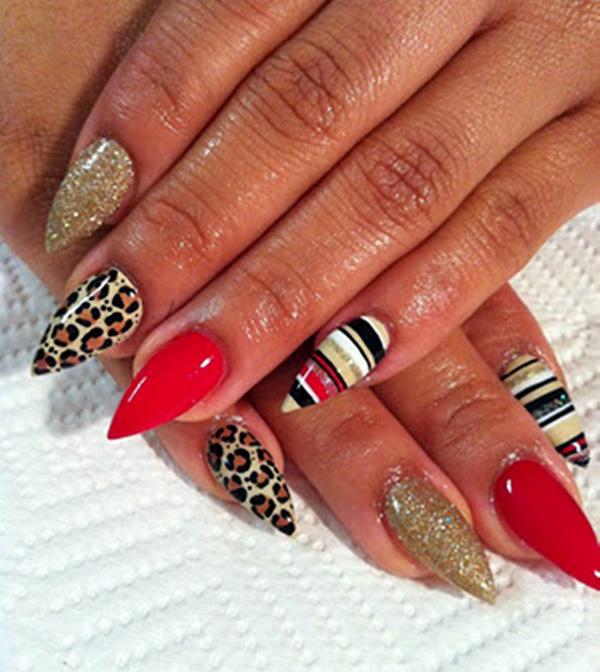 45+ Fearless Stiletto Nails