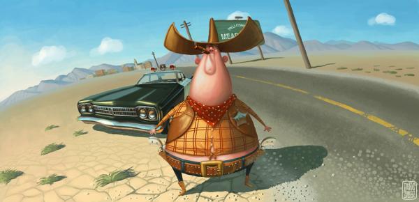 Humorous Artworks by Denis Zilber