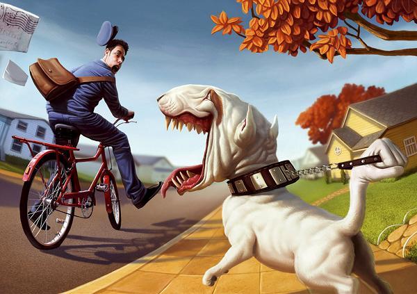 Cartoon characters by Tiago Hoisel
