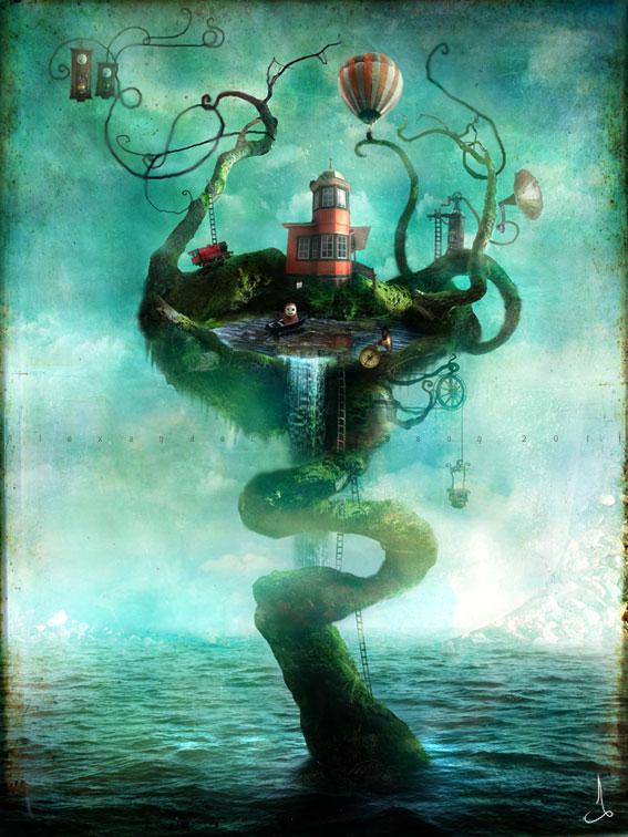 Mystical Illustations by Alexander Jansson