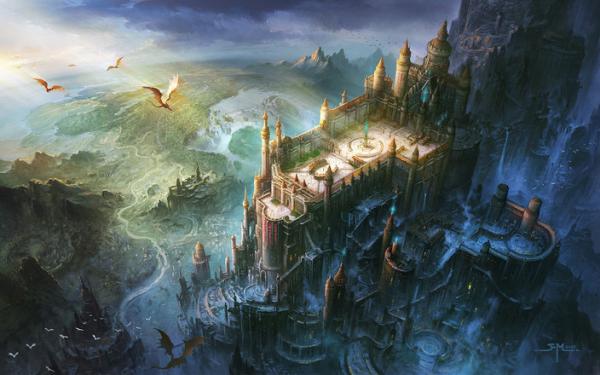 Landscape Concept Art by Ming Fan