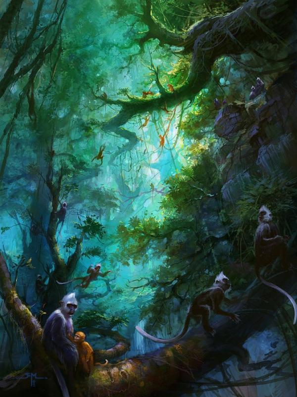 Landscape Concept Art by Ming Fan