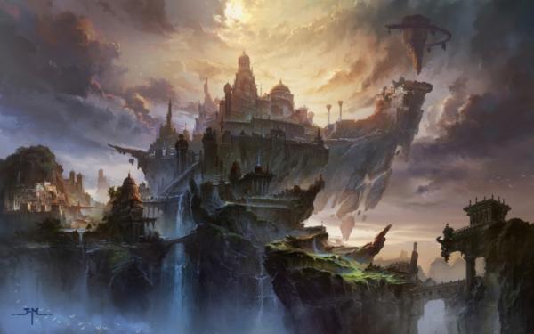 Landscape Concept Art by Ming Fan