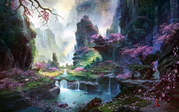 Landscape Concept Art by Ming Fan