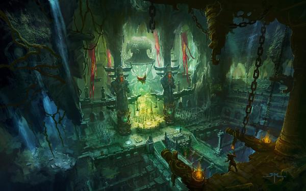 Landscape Concept Art by Ming Fan