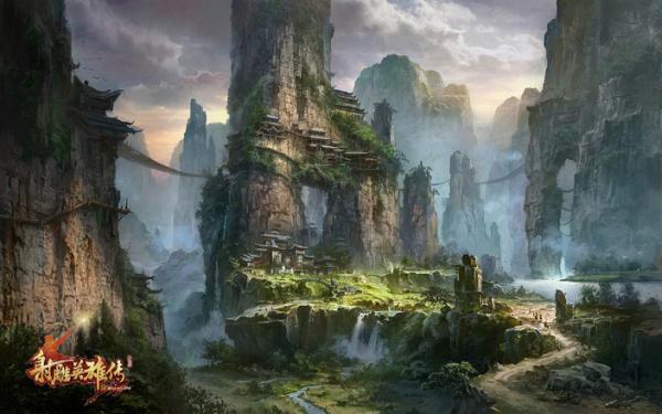 Landscape Concept Art by Ming Fan