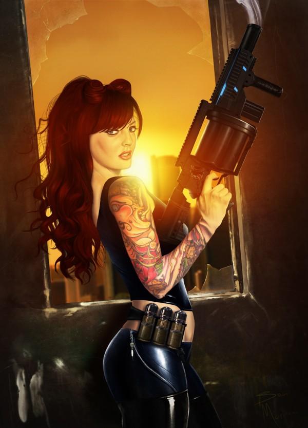 Digital Paintings by Benjamin j. Moriconi