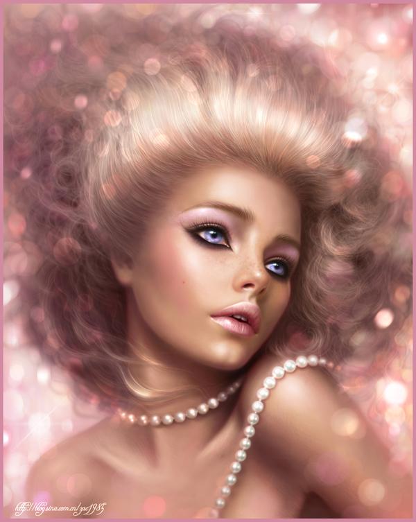 Beautiful CG girls Created by Ruoxing Zhang