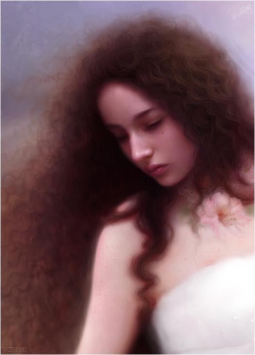 Beautiful CG girls Created by Ruoxing Zhang