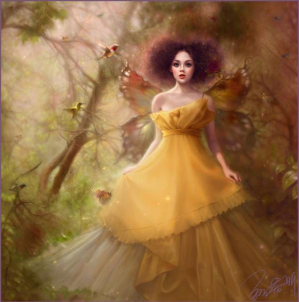 Beautiful CG girls Created by Ruoxing Zhang