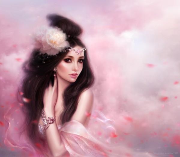 Beautiful CG girls Created by Ruoxing Zhang