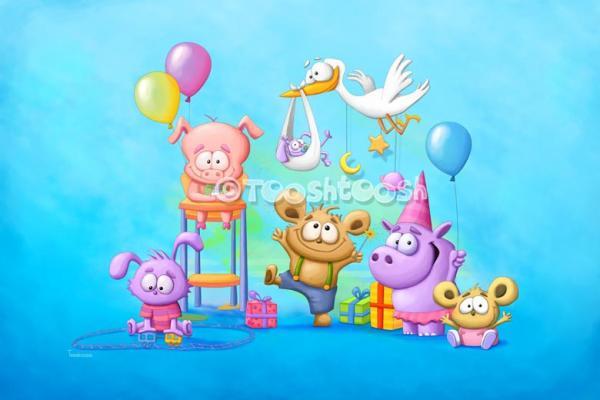 Cartoon Characters by Tooshtoosh