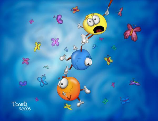 Cartoon Characters by Tooshtoosh