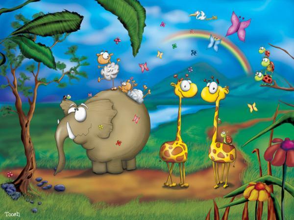 Cartoon Characters by Tooshtoosh