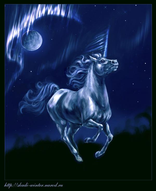 Horse Digital Paintings by Snow Skadi