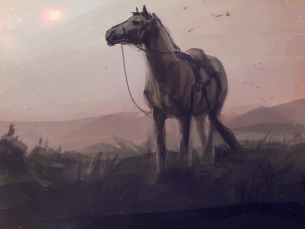 Horse Digital Paintings by Snow Skadi