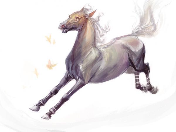 Horse Digital Paintings by Snow Skadi