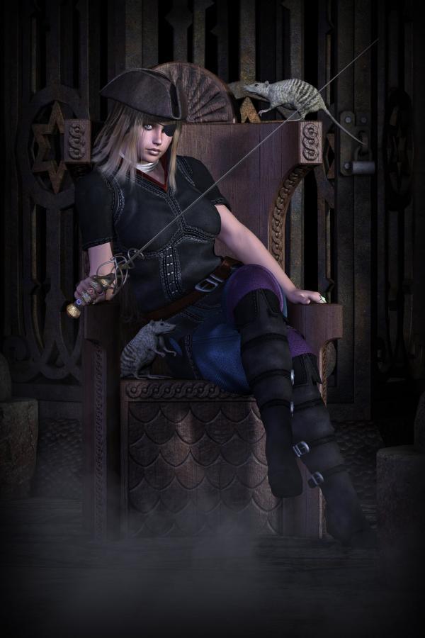 Glamorous 3D Digital Art by Deane Whitmore