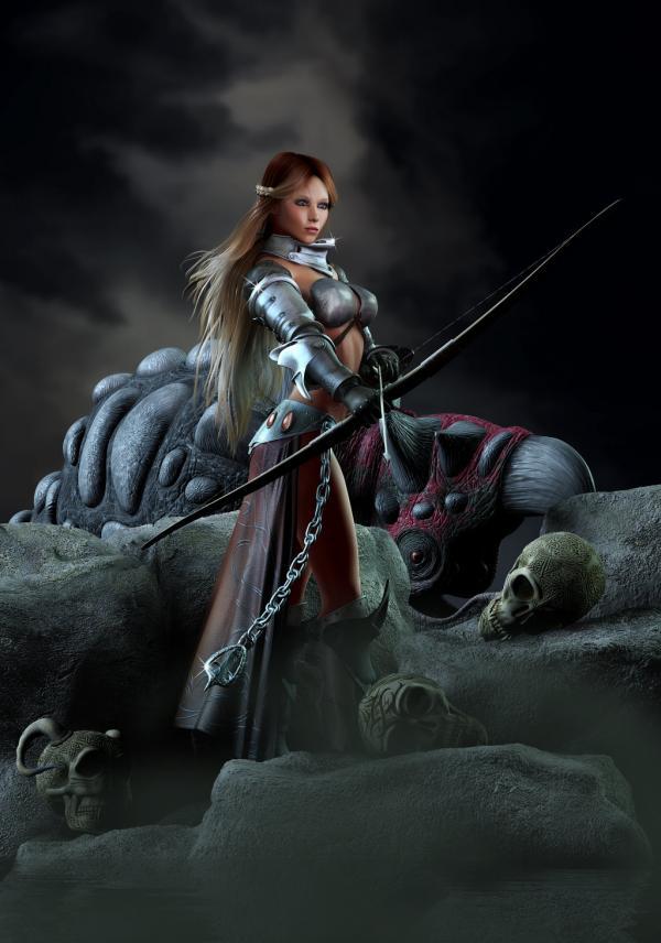 Glamorous 3D Digital Art by Deane Whitmore