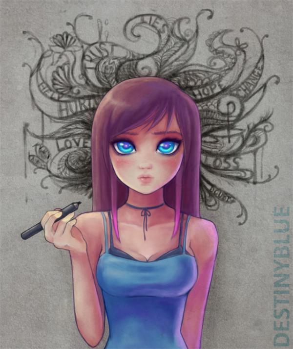 Anime Art by Alice de Ste Croix