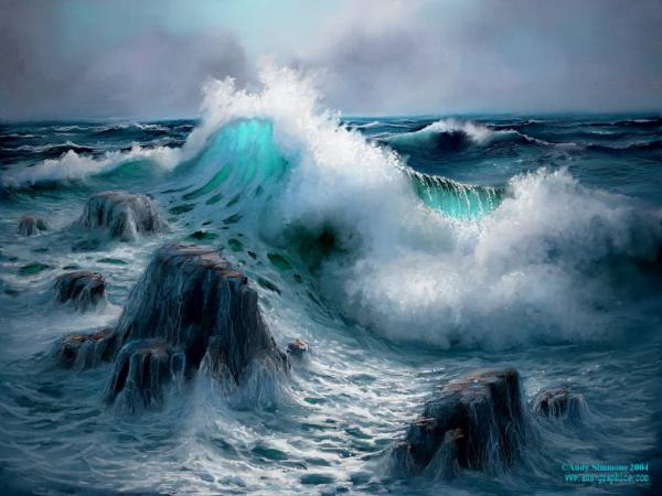 Seascape Digital Paintings by Andy Simmons