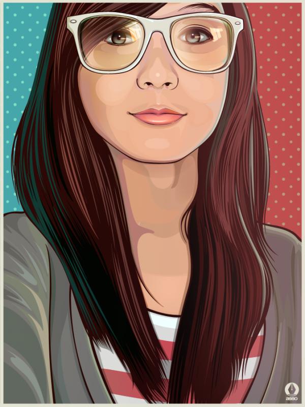 Vector Digital Art by Vincent Rhafael Aseo