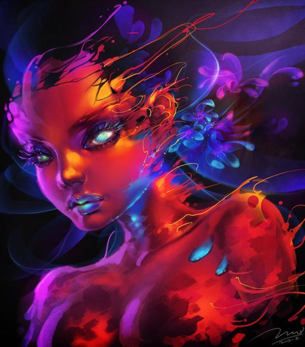 Fantasy Digital Art by ZWY-001