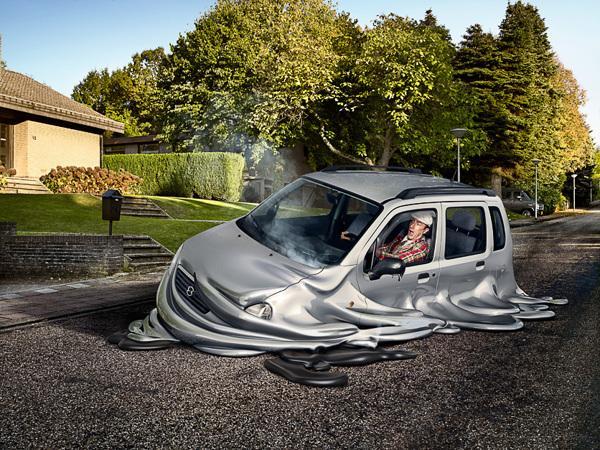 Melting Cars by Souverein Weesp