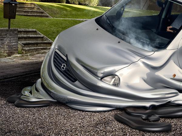 Melting Cars by Souverein Weesp